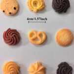 Resin cookie fridge magnet set, realistic dessert designs