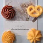 Resin cookie fridge magnet set, realistic dessert designs