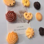 Resin cookie fridge magnet set, realistic dessert designs