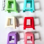 Resin miniature stool fridge magnets, novelty 3D collectible set